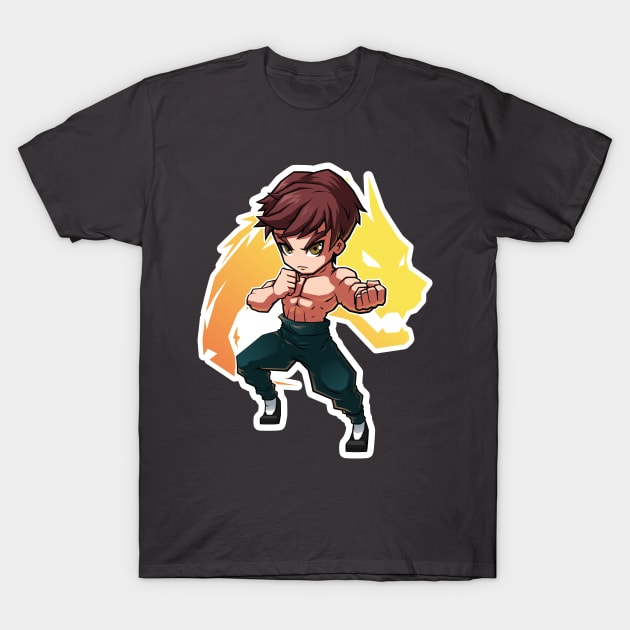 Chibi Fei Long SF4 T-Shirt by Xar623